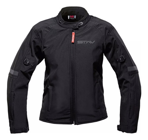 Campera Stav Softshell Urban Proteccion Negra Mujer