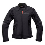 Campera Stav Softshell Urban Proteccion Negra Mujer