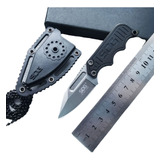 Navaja Tactica Cuchillo Collar Edc Autodefensa + Funda 