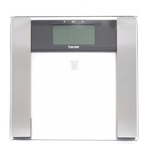 Balanza Digital Beurer Bg 17 Plateada, Hasta 150 Kg