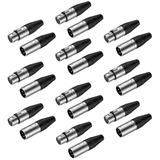 10 X Par De Fichas Canon Canon Xlr Xlr De Microfono Premium