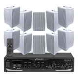 Kit Som Ambiente Area Externa Gr5500 + 10 Caixas Jbl C321