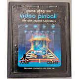 Juego De Atari 2600 Video Pinball Detalle En Etiqueta