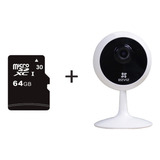 Cámara Seguridad Interior Wifi Ezviz + Memoria Micro Sd 64gb