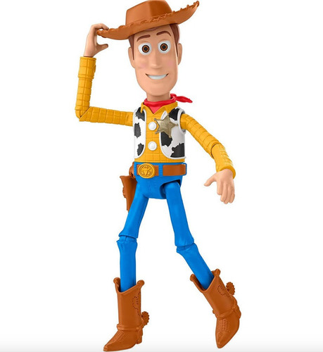 Figura Woody Lanzador De Lazo Toy Story Articulado 30 Cm