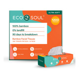 Eco Soul Caja De Pauelos Faciales 100% Bamb De Alta Calidad,