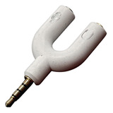 Adaptador P2 X P3 Plug Y Splitter Fone Microfone Headset 