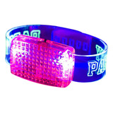 Pulseras Audio Rítmico Cotillón Led Luminoso Música X12