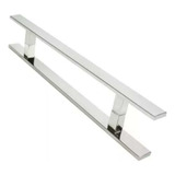 Puxador Para Porta Pivotante - 80cm Inox - Duplo (par)