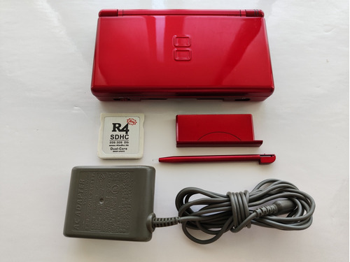 Consola Nintendo Ds Lite Red Full + Stylus + R4 + Cargador