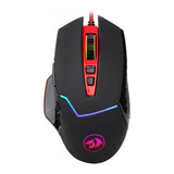 Mouse Gamer Redragon M907 Inspirit 2 12400 Dpi 8 Botões Rgb Cor Preto