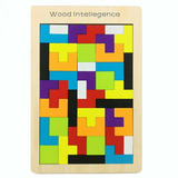 Tetris Madera Montesori 40 Piezas Rompecabezas Encastre