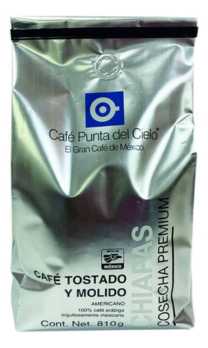 Café Punta Del Cielo Molido Región Chiapas Bolsa 810 Gr