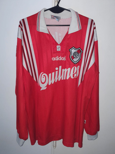 Camiseta River Plate 1997 Roja Mangas Largas #10 Talle 4 