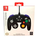 Control Alambrico Gamecube Negro Nintendo Switch Nuevo 
