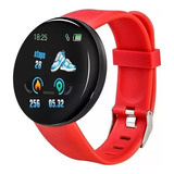 Smartwatch Reloj Inteligente D18 Rojo Zona Sur 