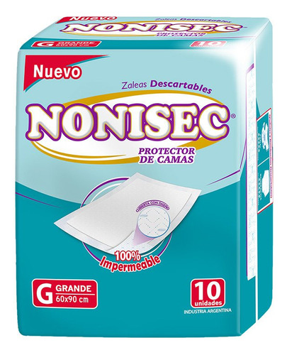 Zalea Descartable Nonisec Grande X 10 U