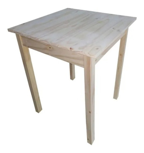 Mesa Cuadrada Línea Económica| 70cm X 70cm |madera De Pino 