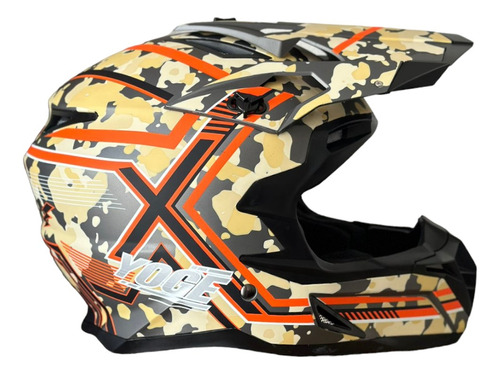 Casco Tipo Motocross Todo Terreno Adulto