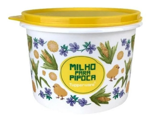 Tupperware Mantimento Caixa Milho Para Pipoca Floral 1 Kg