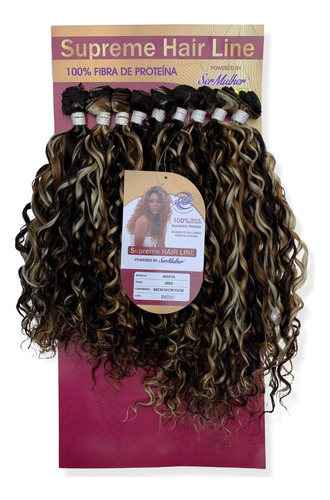 Cabelo Bio Proteína Cacheado Linha Supreme Hair Marta 55cm