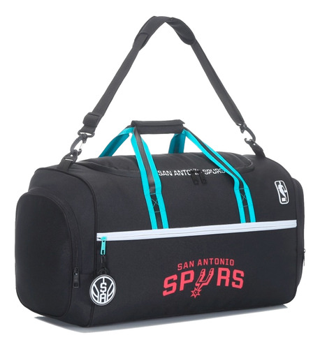 Bolso Deportivo Nba Oficial Equipos Gym Botinero Original 