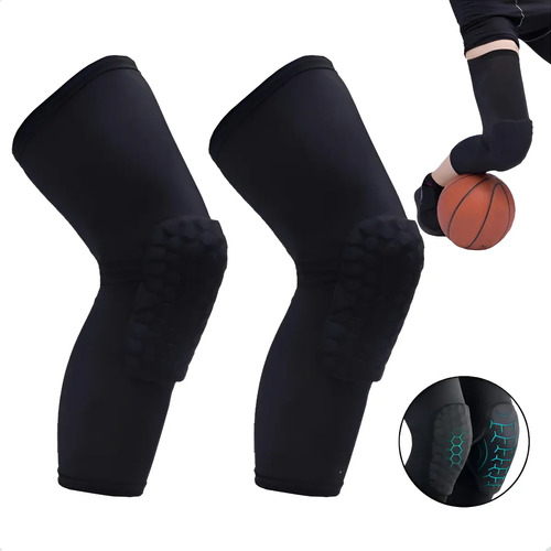 Cc Par Rodilleras Basketball Panel De Abeja Ajustables Cc