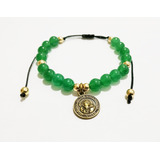 Pulsera San Benito Y Jade Joyeria Natural Espiritual