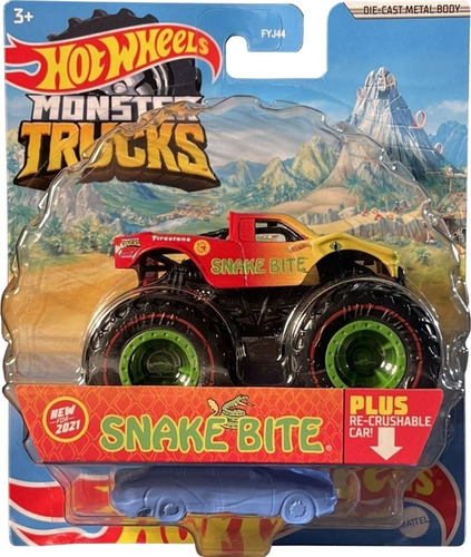 Snake Bite Hot Wheels Monster Trucks Treasure Hunt