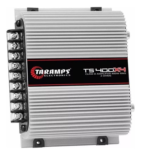Amplificador Para Auto/camioneta Taramps Ts Ts 400x4 Clase D Con 4 Canales Y 390w Blanco