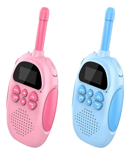 2 Unidades De Radio 2 Vías Walkie Talkies 22 Canales Recarga