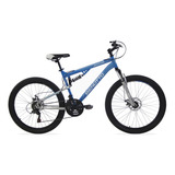 Bicicleta Montaña Blackcomb R26 21v Azul Plata Benotto