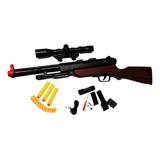 Rifle Escopeta Usas Balines Hidrogel Y Dardo Lazr Hh337 53cm