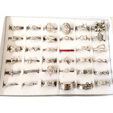 Set De 36 Anillos En Acero Quirurgico