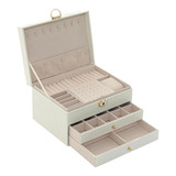 Organizador De Joyas, Caja Vintage Grande Portátil Para, ,