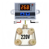 Kit Para Chocadeira 220v Termostato Resistencia Isolador 