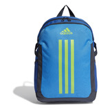 Mochila Infantil Juvenil adidas Power Bp Color Team Royal Blue/legend Ink/bright Royal/lucid Lime Com Design De Tecido Liso