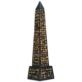 Figura Coleccionable De Obelisco Egipcio Negro
