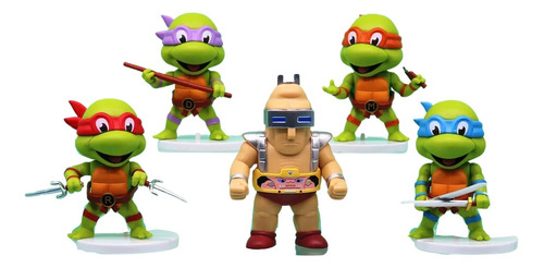 Set Figuras Tortugas Ninja Tmnt Turtles Clasico Vintage