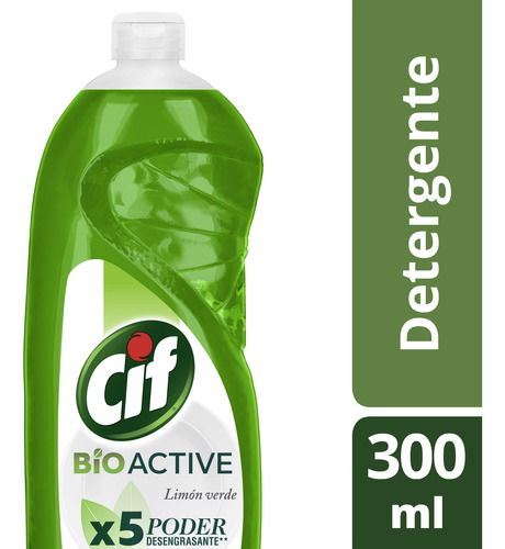 Lavavajilla  Limon Verde 300 Ml Cif Deterg / Lavavaj Pro