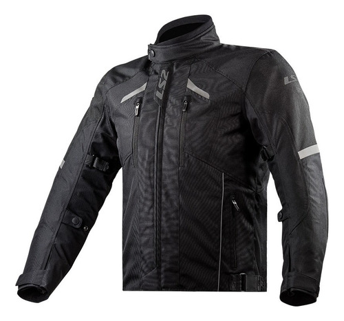 Campera Moto Cordura Hombre Ls2 Serra Evo Negro 