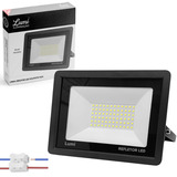 Refletor Jardim Led 200w Smd Bivolt Prova D'água Cor Da Luz Branco-frio Cor Da Carcaça Preto Voltagem 110v/220v