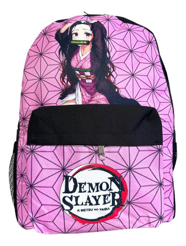 Mochila Mediana Nezuko Demon Slayer Porta Notebook