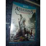 Nintendo Wiiu Vídeo Juego Assassin's Creed Iii Original 