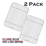 2pk Stainless Steel Cooling Racks For Cooking & Baking O Aaj