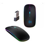 Mouse Sem Fio Rgb Recarregável Wireless Led 9h