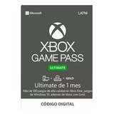 Xbox Game Pass Ultimate 1 Mes Codigo Digital Entrega Rapida