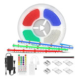 Btf-lighting Fcob Cob Rgb Kit De Tiras De Luces Led Con Músi