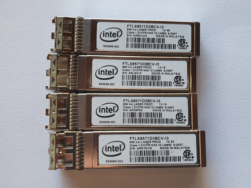 02 Gbics 10gb Sfp+ Intel Ftlx8571d3bcv-i3