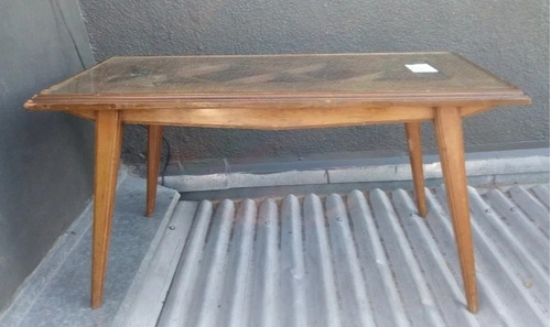 Mesa Ratona Escandinava Con Vidrio 1 X 44,7 X 52 - No Envio